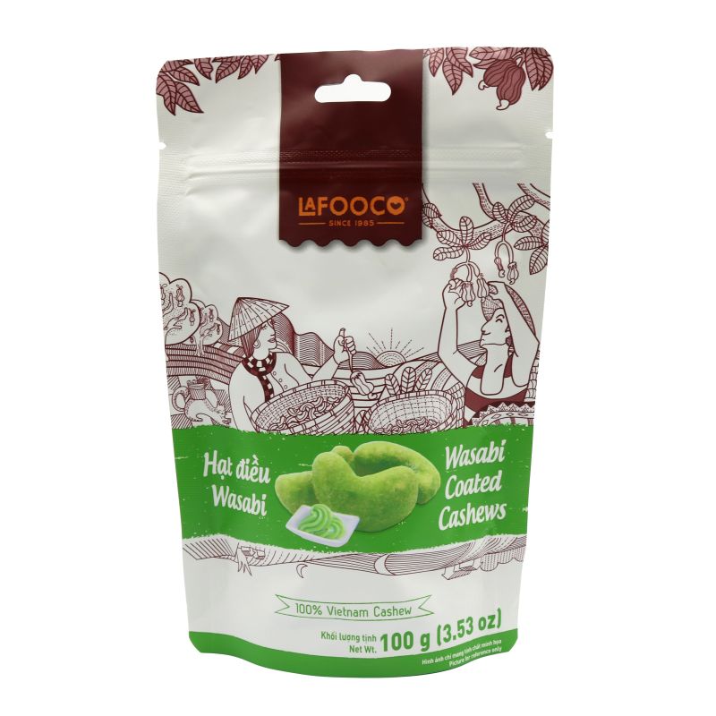 Hạt điều Wasabi túi 100g