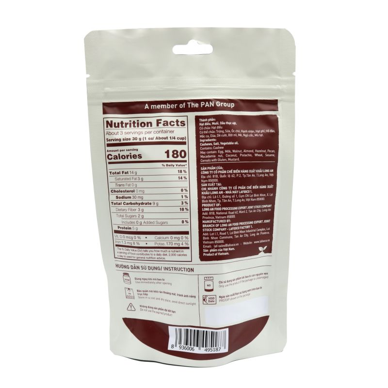 Salted Roasted Cashew nuts 100g