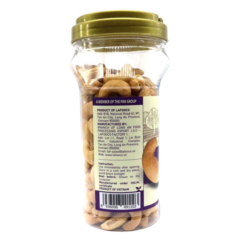 HẠT ĐIỀU JUMBO SẤY MUỐI LAFOOCO 500G/ HŨ – HẠT BIG SIZE